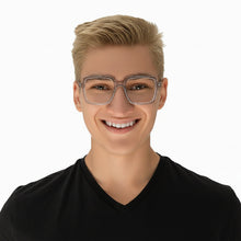 Load image into Gallery viewer, Arlo Clear Grey Gold Unisex Male | Baxter Phillips | Fashionable Prescription Eyewear