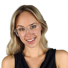 Load image into Gallery viewer, Arlo Clear Gold Women's Unisex Eyeglasses | Baxter Phillips | Fashionable Prescription Eyewear