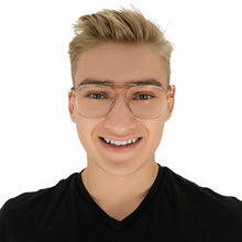 Load image into Gallery viewer, Baker Men's Clear Brown Eyeglasses | Baxter Phillips | Fashionable Prescription Eyewear