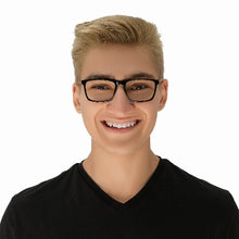 Load image into Gallery viewer, Beckett Black Gold Male Unisex | Baxter Phillips | Fashionable Prescription Eyewear
