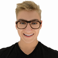 Load image into Gallery viewer, Baker Men's Transparent Brown Eyeglasses  | Baxter Phillips | Fashionable Prescription Eyewear