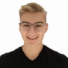 Load image into Gallery viewer, Carnaby Clear Grey Male Unisex | Baxter Phillips | Fashionable Prescription Eyewear