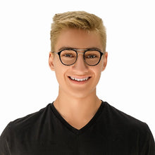 Load image into Gallery viewer, Exeter Black Silver Male Unisex | Baxter Phillips | Fashionable Prescription Eyewear