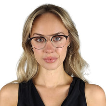 Load image into Gallery viewer, Faye Black Silver Female Unisex | Baxter Phillips | Fashionable Prescription Eyewear