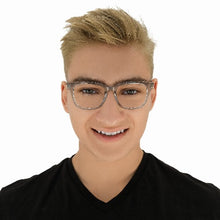 Load image into Gallery viewer, Fitzroy Grey Silver Male Unisex | Baxter Phillips | Fashionable Prescription Eyewear