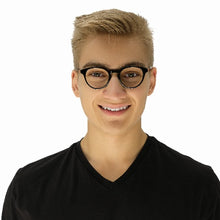 Load image into Gallery viewer, Harley Black Male Unisex | Baxter Phillips | Fashionable Prescription Eyewear