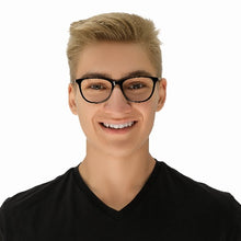 Load image into Gallery viewer, Hopper Black Gold Male Unisex | Baxter Phillips | Fashionable Prescription Eyewear