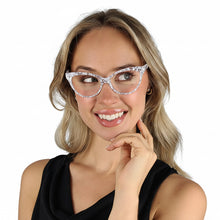 Load image into Gallery viewer, Marina Clear White Speckle Female | Baxter Phillips | Fashionable Prescription Eyewear
