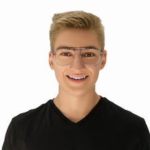 Load image into Gallery viewer, Miller Clear Grey Men's Eyeglasses | Baxter Phillips | Fashionable Prescription Eyewear