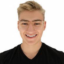 Load image into Gallery viewer, Ryder Clear Beige Unisex Male | Baxter Phillips | Fashionable Prescription Eyewear