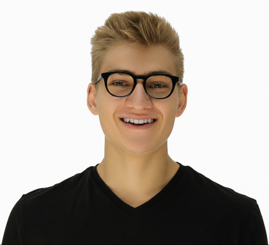 Sophie Black Unisex Male | Baxter Phillips | Fashionable Prescription Eyewear
