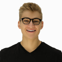 Load image into Gallery viewer, Sophie Black Unisex Male | Baxter Phillips | Fashionable Prescription Eyewear