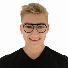 Load image into Gallery viewer, Suffolk Men's Black and Gold Eyeglasses | Baxter Phillips | Fashionable Prescription Eyewear