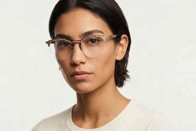 Richmond on a model, Tortoise / Gold