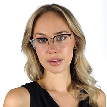 Load image into Gallery viewer, Bowie Black Gold Female | Baxter Phillips | Fashionable Prescription Eyewear
