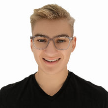 Load image into Gallery viewer, Carnaby Clear Grey Male Unisex | Baxter Phillips | Fashionable Prescription Eyewear
