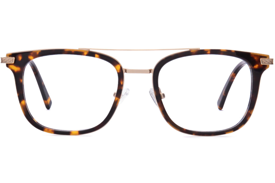 Chester Unisex Eyeglasses, Tortoise / Gold