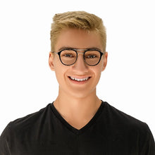Load image into Gallery viewer, Exeter Black Silver Male Unisex | Baxter Phillips | Fashionable Prescription Eyewear
