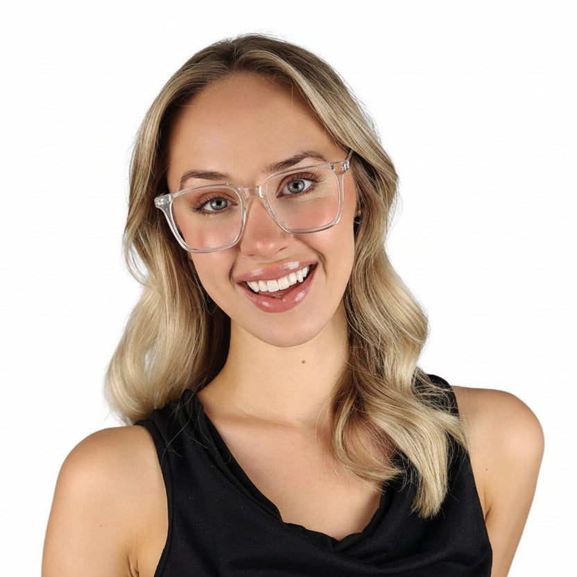 Nico Clear Unisex Female | Baxter Phillips | Fashionable Prescription Eyewear